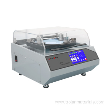 Metallographic polishing machine testing